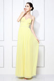 Daffodil Sweetheart Strapless Long Evening Dress