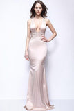 Sexy Beaded Mermaid Cut Out Prom Formal Dress