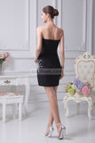 Strapless Beading Sexy Little Black Bodycon Dress